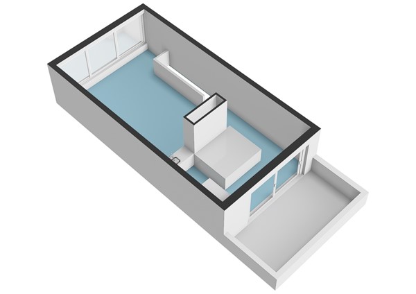 Floorplan - Amstelbeststraat 8B, 1096 GD Amsterdam